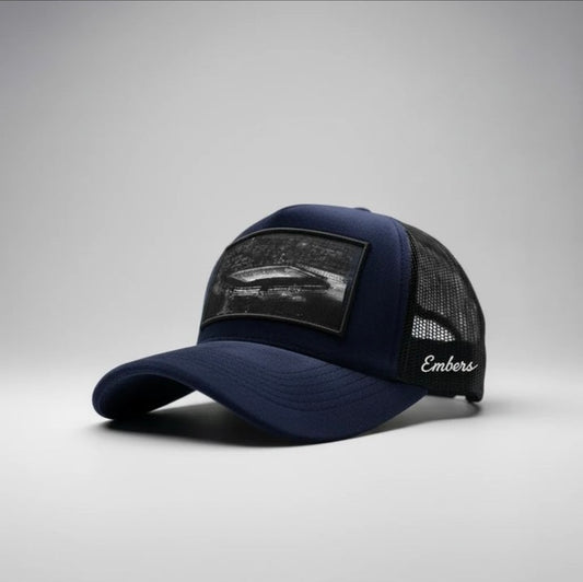 Embers Cap - Navy Blue velvet